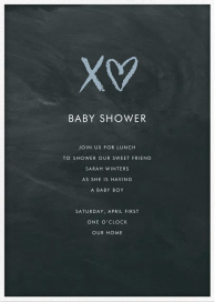 Sweet Chalk - Baby Shower Invitation by Sugar Paper