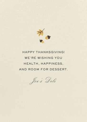 Bounty of Thanks by Hello!Lucky - Back