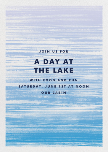 Gradient Messy Strokes - BBQ Invitation by Paperless Post
