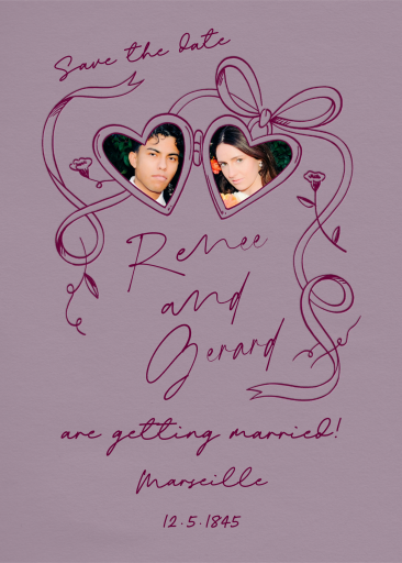 Locket Photo - Save the Date by Paperless Post