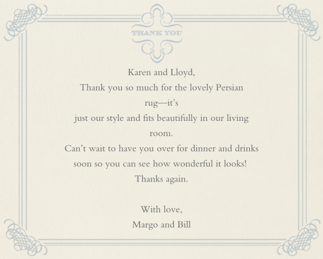 Antique Press (Stationery) - Thank You Card by Paperless Post