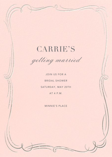 Plume Tall - Bridal Shower Invitation by Paperless Post