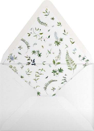 Watercolor Greenery - Kirby x Art Envelope