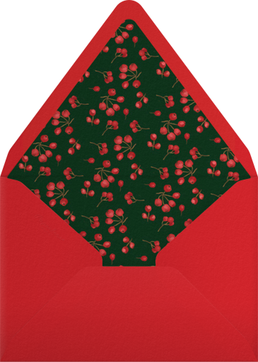 English Holly - Paperless Post Envelope