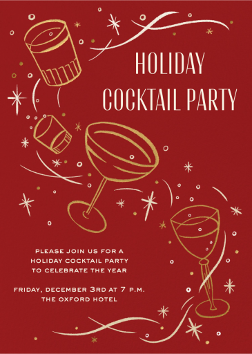 Cocktail Magic - Holiday Party Invitation by Paperless Post