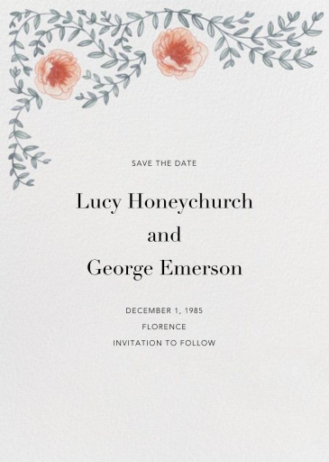 Sylvia II (Save the Date) - Save the Date by Paperless Post