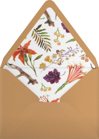 Autumn Harvest (Photo Save the Date) - Happy Menocal Envelope