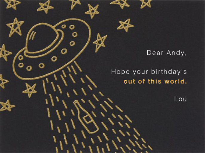 Beam Me Up Shottie - Party Invitation by Paperless Post