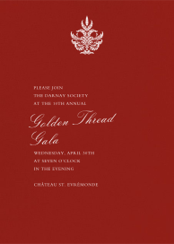 Crimson - Gala Invitation by Paperless Post