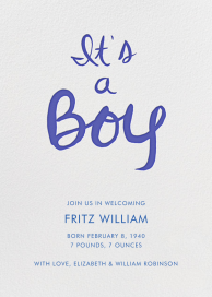 Brilliant Boy - Greeting Card by Linda and Harriett
