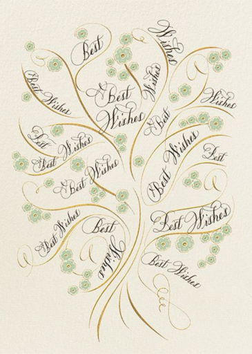 Best Wishes - Greeting Card by Bernard Maisner