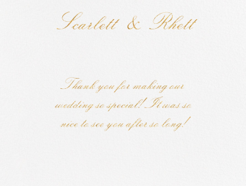 Amboise (Thank You) - Greeting Card by Crane & Co.