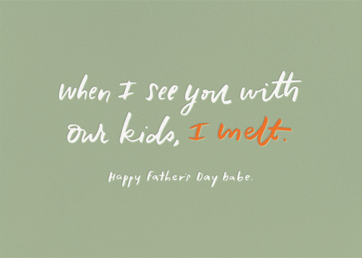 Heartfelt Melt - Father's Day Card by 2021 Co.