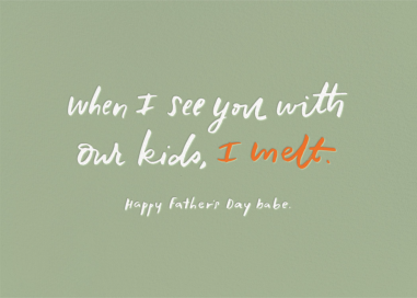 Heartfelt Melt - Father's Day Card by 2021 Co.