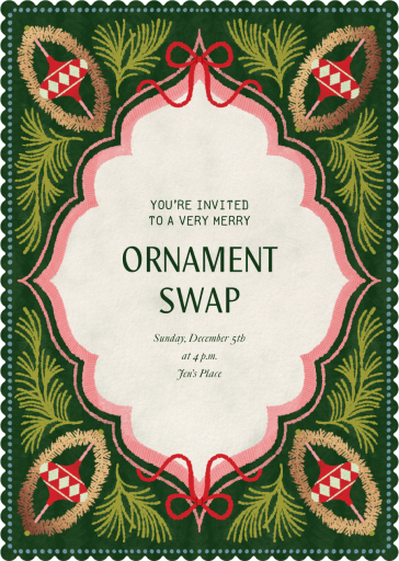 Fanciful Ornaments - Invitation by Paperless Post