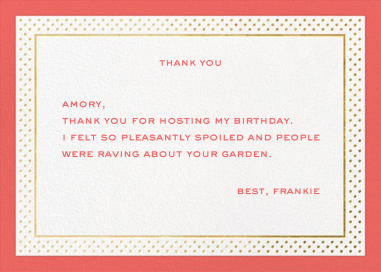 Jemma Street (Stationery) - Thank You Card by kate spade new york