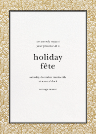 Naive Wave - Holiday Party Invitation by Paperless Post