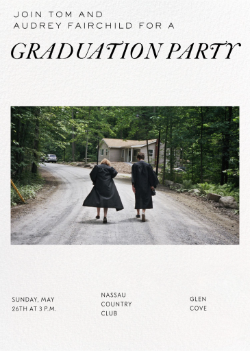 Wide Angle - Graduation Party Invitation by Paperless Post