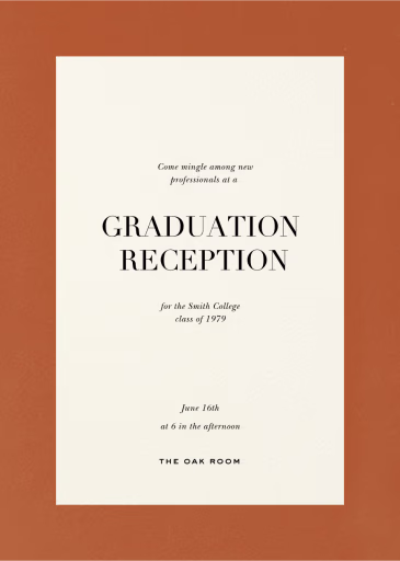 A La Mode - Graduation Party Invitation by Paperless Post