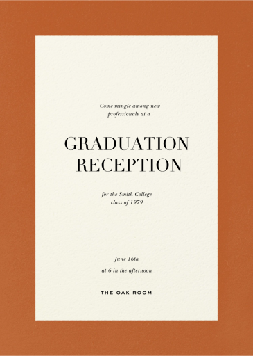 A La Mode - Graduation Party Invitation by Paperless Post