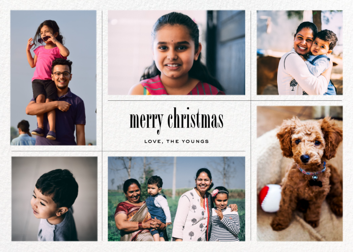 Multi Picture - Holiday Card by Paperless Post