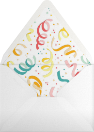Confetti and Streamers - Paperless Post Envelope