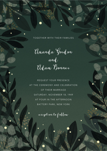 Laurelwood - Wedding Invitation by Paperless Post