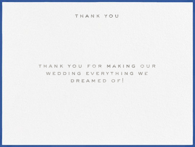 Place Vendome - Thank You Card by Paperless Post