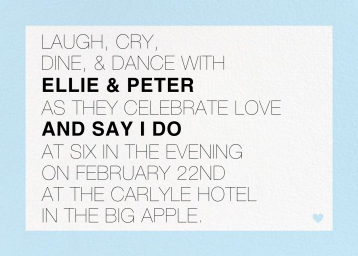 Memoir - Wedding Invitation by Paperless Post