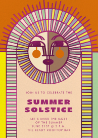 Solstice Soirée - Summer Party Invitation by Jungalow
