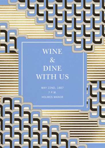 Poseidon - Winter Party Invitation by Jonathan Adler