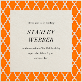 Marrakesh - Birthday Invitation by Paperless Post
