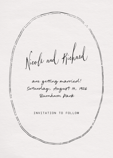 Twin Lines - Save the Date by Paperless Post