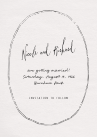 Twin Lines - Save the Date by Paperless Post