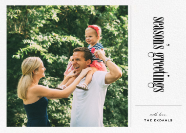 Big Picture Holiday - Holiday Card by Paperless Post