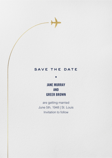 Flying High - Save the Date by Paperless Post