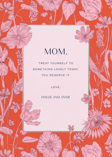Blooming Flowers - Greeting Card by Liberty