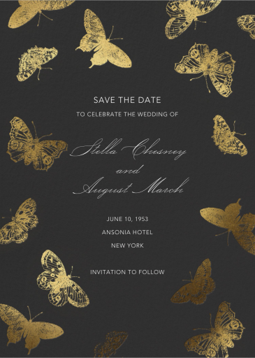 Burnell Butterfly - Save the Date by Schumacher