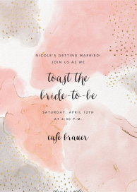 Ethereal Wash - Bridal Shower Invitation by Ashley G