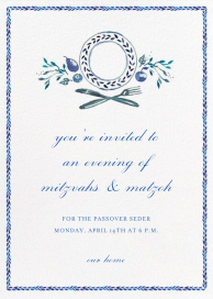 Plat Du Jour - Passover Invitation by Happy Menocal