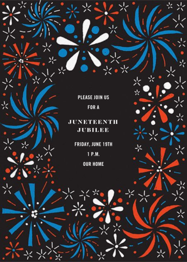 Firework Bouquet - Juneteenth Invitation by Paperless Post