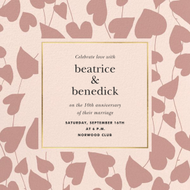 Climbing Hearts - Celebration Invitation by kate spade new york