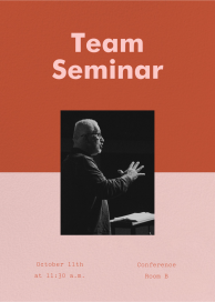 Flip Side - Seminar Invitation by Paperless Post