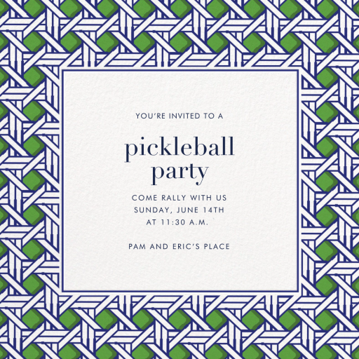 Woven - Get-Together Invitation by Jonathan Adler