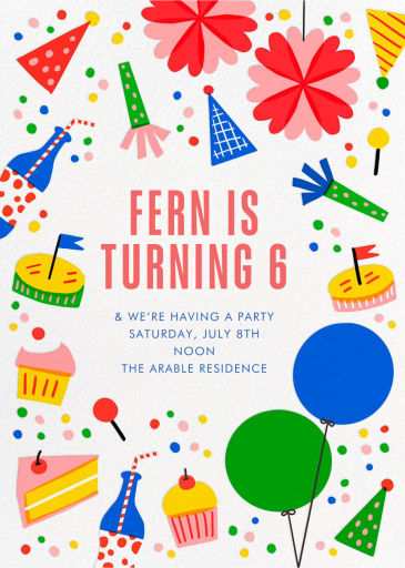 Color Pops - Invitation by Hello!Lucky