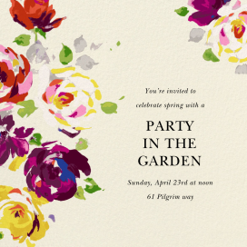 Rosy Dreams - Garden Party Invitation by kate spade new york