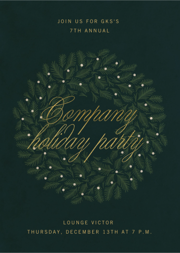 Let It Glow - Holiday Party Invitation by Paperless Post