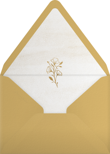Botanical Pressed Wildflower - Paperless Post Envelope