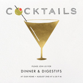 Gilded Martini by Rifle Paper Co.