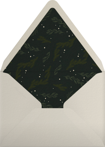 Winter Greenery - Paperless Post Envelope